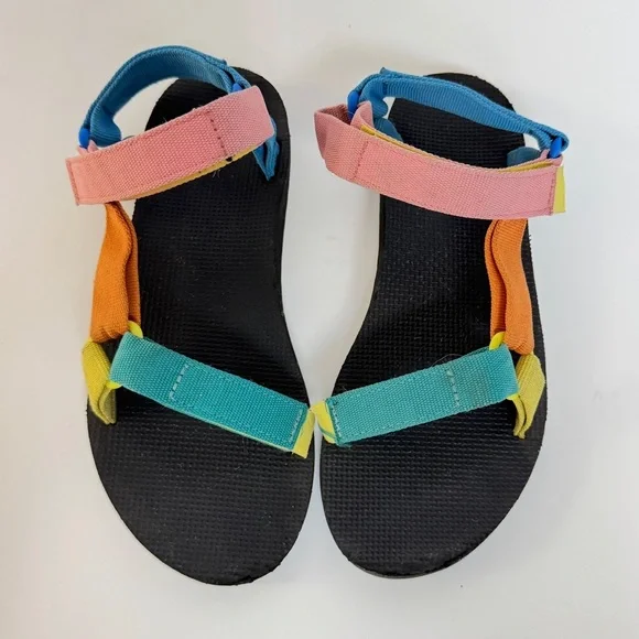 Teva Original Universal 90s Multi Sandals – Women's Size 9 – NIB – Strappy Multicolor